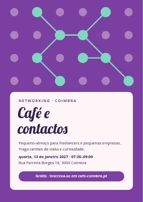 Evento de networking — pontos que ligam