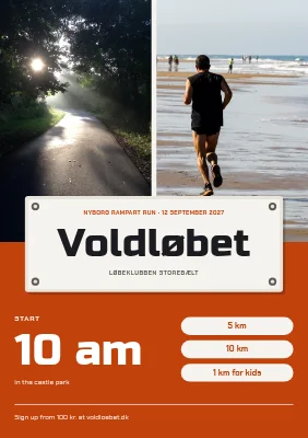 Fun run round the ramparts in Nyborg