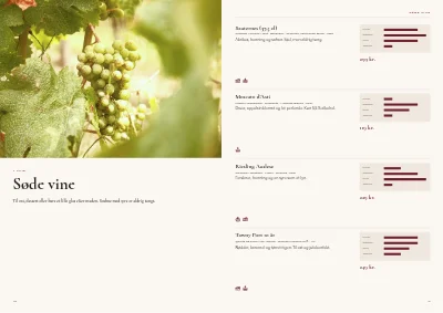 Side 40–41 af Vinkatalog for vinhandel – 48 sider