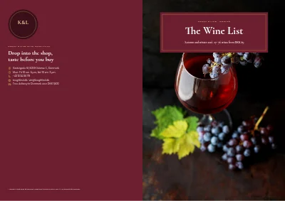 Umschlag von Wine merchant catalogue – 48 pages