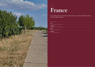Seiten 8–9 von Wine merchant catalogue – 48 pages