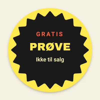 Gratis vareprøve
