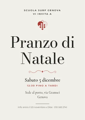 Pagina 1 di Pranzo di Natale — classico a caratteri mobili