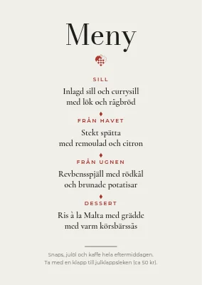 Sida 2 av Julbord — klassiskt boktryck