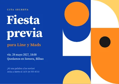 Despedida conjunta — azulejos Bauhaus