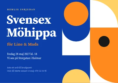 Svensexa och möhippa — Bauhaus-kakel