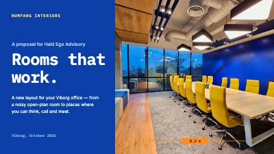 Sales presentation — office interiors