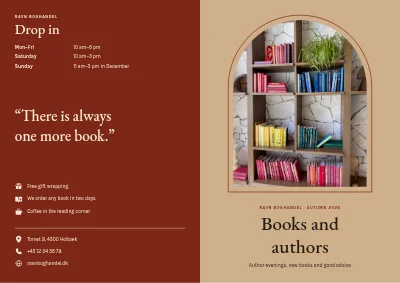 Bookshop author evenings