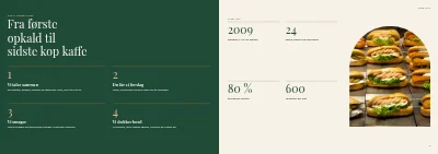 Side 4–5 af Cateringkatalog med menuer og selskabslokaler – 32 sider