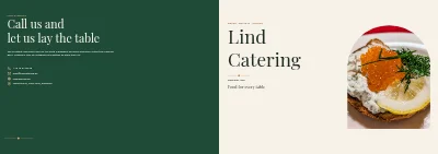Cover of Catering catalogue with menus and party rooms – 32 pages