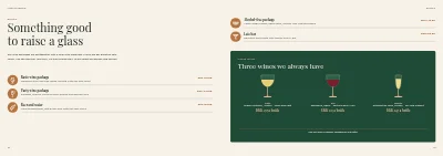 Pages 18–19 of Catering catalogue with menus and party rooms – 32 pages