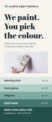 Painter roll-up — you pick the colour