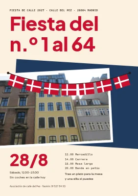 Fiesta callejera — collage del n.º 1 al 64