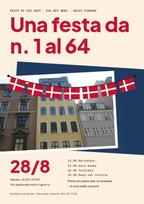 Festa di strada — collage dal n. 1 al 64