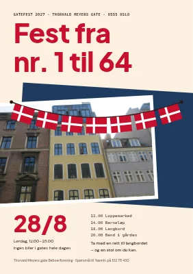 Gatefest — kollasj fra nr. 1 til 64