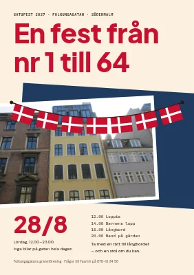 Kvartersfest — collage från nr 1 till 64