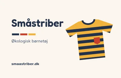 Stribet bluse