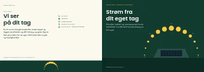 Omslag af Brochure for solcelle- og varmepumpeinstallatør – 20 sider
