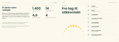 Side 2–3 af Brochure for solcelle- og varmepumpeinstallatør – 20 sider