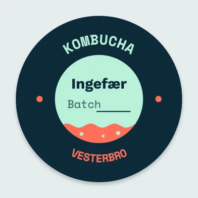 Kombucha med batchnummer