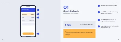 Side 4–5 af Brugerguide til app for små virksomheder – 20 sider