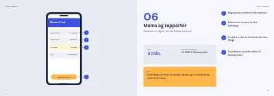 Side 14–15 af Brugerguide til app for små virksomheder – 20 sider