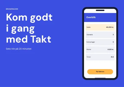 Brugerguide til app for små virksomheder – 20 sider