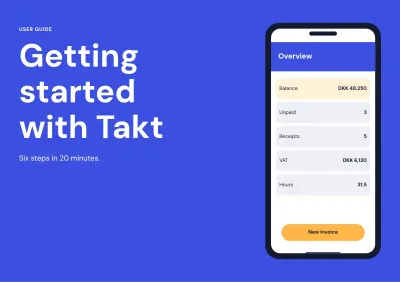 User guide to an app for small businesses – 20 pages