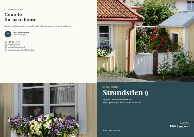 Cover of Estate agent sales booklet for a house – 16 pages