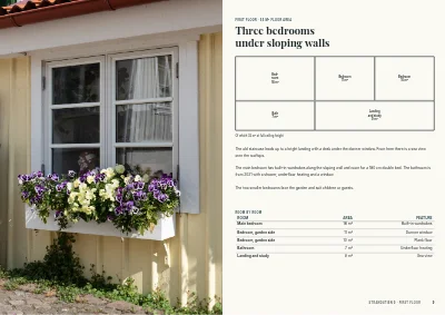 Pages 8–9 of Estate agent sales booklet for a house – 16 pages