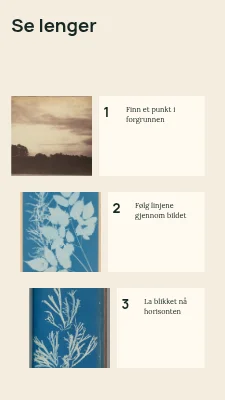 Se lenger · Tre steg