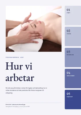 Personalhandbok — hudklinik