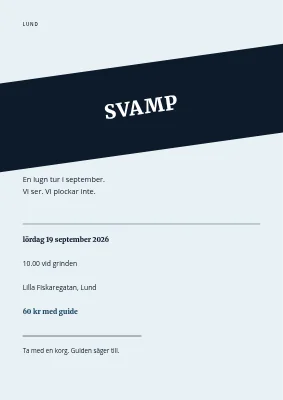 Svampvandring — Refshaleøen