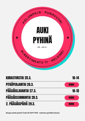 Pääsiäisaukioloajat sinetillä — pyöräkorjaamo Vesterbrossa