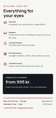 Page 2 of Optician in Struer with a free eye test