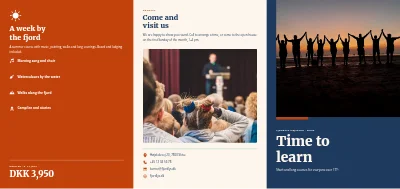 Folk high school: courses and stays