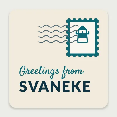 Greetings from Svaneke, stamp