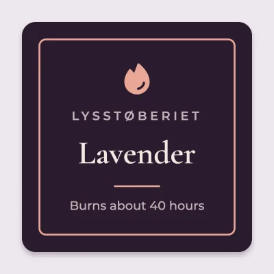 Lavender candle
