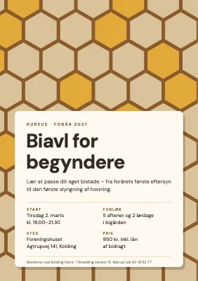 Kursus i biavl — bikubemønster