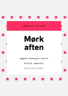 Halloween — mørk aften