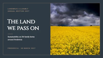 Sustainable farming — annual meeting