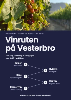 Vinfestival — vinruten på Vesterbro