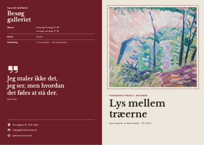 Fernisering i galleriet