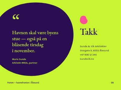 Side 8 av Arkitekturkonkurranse — havnefront