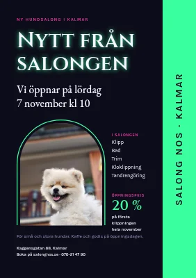 Hundfrisör — invigning på Vesterbro