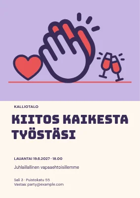 Kiitos kaikesta, mitä teet