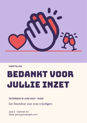 Bedankt voor alles wat je doet