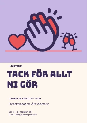 Tack för allt du gör