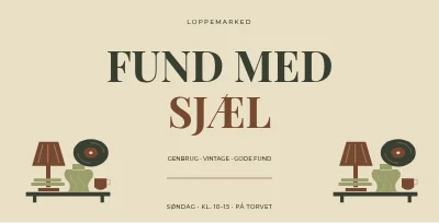 Loppemarked – Typografisk statement