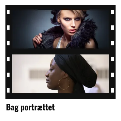 Bag portrættet · Modefilmstrimmel